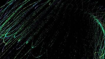 Green And Blue Dots Particular Loop Background video
