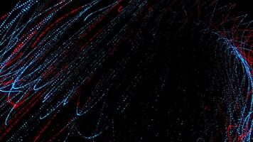 Red And Blue Dots Particular Loop Background video