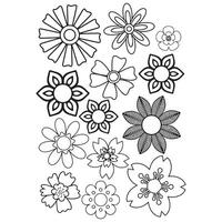 Hand drawn floral illustration vector