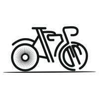 bicicleta rueda gráfico vector