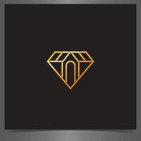 diamond property Illustration Logo Design Template vector