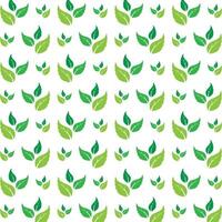 Three leaf functional trendy multicolor repeating pattern illustration background design vector