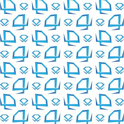 Diamond cunning trendy multicolor repeating pattern illustration background design
