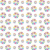 Community usable trendy multicolor repeating pattern illustration background design vector
