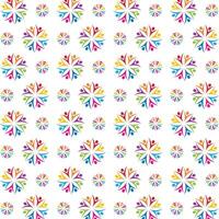 Community usable trendy multicolor repeating pattern illustration background design vector