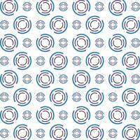 Circle cunning trendy multicolor repeating pattern illustration background design vector