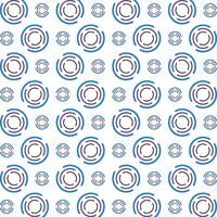 Circle cunning trendy multicolor repeating pattern illustration background design vector