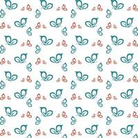 Butterfly cunning trendy multicolor repeating pattern illustration background design vector