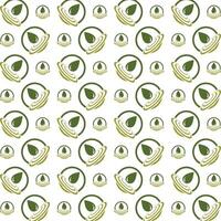 Olive cunning trendy multicolor repeating pattern illustration background design vector