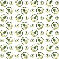 Olive cunning trendy multicolor repeating pattern illustration background design vector