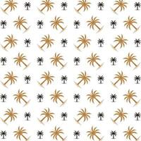 Date palm staggering trendy multicolor repeating pattern illustration background design vector