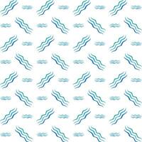 Water wave handy trendy multicolor repeating pattern illustration background design vector