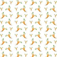Healthy Life usable trendy multicolor repeating pattern illustration background design vector