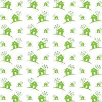 Leaf house usable trendy multicolor repeating pattern illustration background design vector