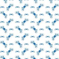 Drone uncommon trendy multicolor repeating pattern illustration background design vector