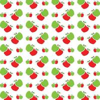 Apple cunning trendy multicolor repeating pattern illustration background design vector