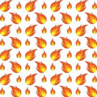 Fire ideal trendy multicolor repeating pattern illustration background design vector