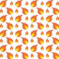 Fire ideal trendy multicolor repeating pattern illustration background design vector
