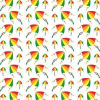Summer kite ideal trendy multicolor repeating pattern illustration background design vector