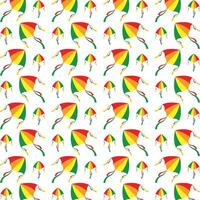 Summer kite ideal trendy multicolor repeating pattern illustration background design vector