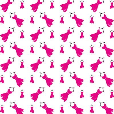 Fashion boutique uncommon trendy multicolor repeating pattern illustration background design