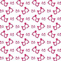 Bubble chat functional trendy multicolor repeating pattern illustration background design vector