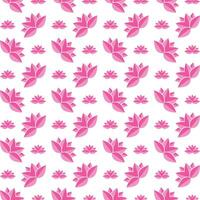 Lotus Flower usable trendy multicolor repeating pattern illustration background design vector