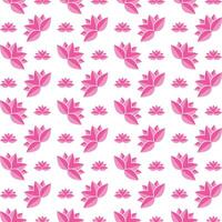 Lotus Flower usable trendy multicolor repeating pattern illustration background design vector