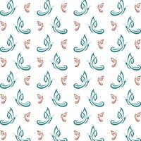 Butterfly usable trendy multicolor repeating pattern illustration background design vector