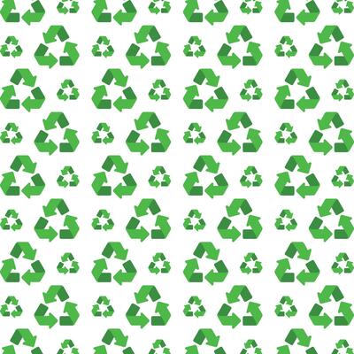 Recycle ideal trendy multicolor repeating pattern illustration background design