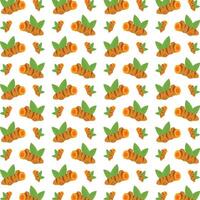 Turmeric ideal trendy multicolor repeating pattern illustration background design vector