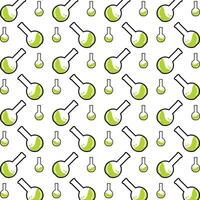 Laboratorium cunning trendy multicolor repeating pattern illustration background design vector