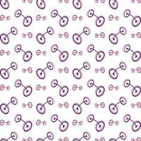 Bike handy trendy multicolor repeating pattern illustration background design vector