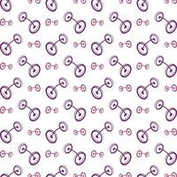 Bike handy trendy multicolor repeating pattern illustration background design vector