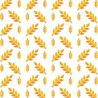 Wheat gold color crafty trendy multicolor repeating pattern illustration background design vector