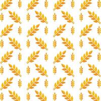 Wheat gold color crafty trendy multicolor repeating pattern illustration background design vector