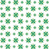 Mint leaf crafty trendy multicolor repeating pattern illustration background design vector