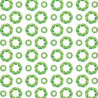 Circle leaf crafty trendy multicolor repeating pattern illustration background design vector