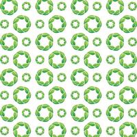 Circle leaf crafty trendy multicolor repeating pattern illustration background design vector