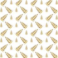 Wheat crafty trendy multicolor repeating pattern illustration background design vector