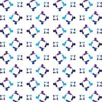 Group handy trendy multicolor repeating pattern illustration background design vector