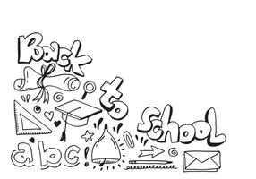 back to school. Good for wrapping paper and website wallpapers. vector