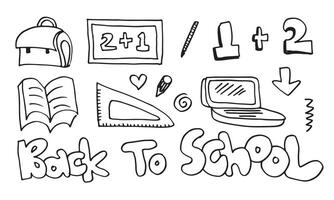 back to school. Good for wrapping paper and website wallpapers. vector