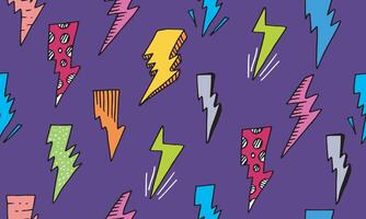 Abstract retro pattern with lightning. For wrapping paper, wallpaper, textile, background. vector