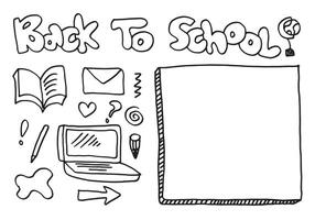 back to school. Good for wrapping paper and website wallpapers. vector