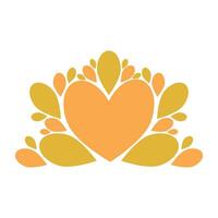 flower petals illustration isolated on white background vector