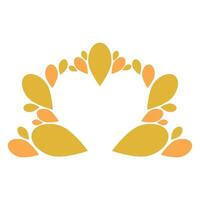 flower petals illustration isolated on white background vector