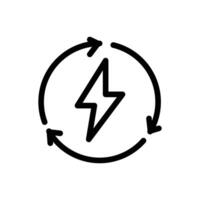 sustainable energy outline icon pixel perfect design good for website and mobile app vector