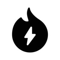 heat energy solid icon design good for website and mobile app vector