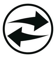 Conversion Icon back. fully editable vector